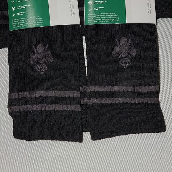 Bombas XLarge XL Men's Crew Socks Bundle Lot of 5 Pair Fits Shoe 13-17 - Picture 4 of 5